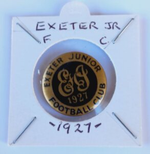 1927 Exeter Junior Football Club Badge – Tasmanian Australian Rules ...